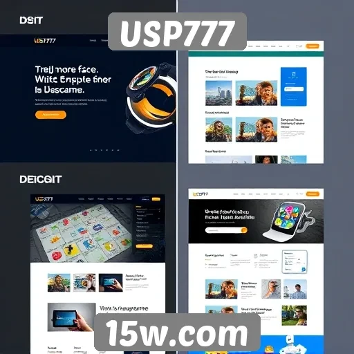 Evolução do design do site USP777